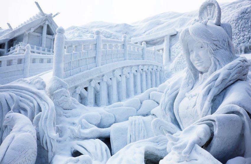 Snow Festival (Yuki Matsuri), Sapporo, Hokkaido, Japan